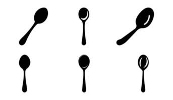 Elegant Spoon Collection vector
