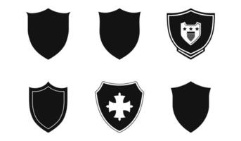 Medieval Guardian Emblem Set vector