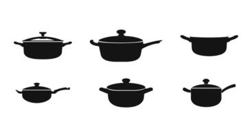 Professional Kitchen Pan Illustrations vector