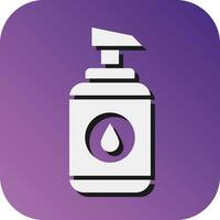 Lotion Vector Glyph Gradient Background Icon For Personal And Commercial Use.