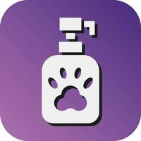 Pet Shampoo Vector Glyph Gradient Background Icon For Personal And Commercial Use.