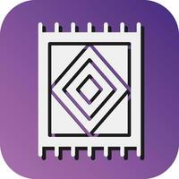 Carpet Vector Glyph Gradient Background Icon For Personal And Commercial Use.