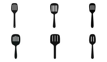 Culinary Tools Collection  Sleek Spatula Vectors