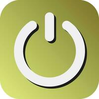 Power Vector Glyph Gradient Background Icon For Personal And Commercial Use.