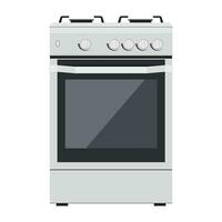 cocina gas estufa icono. el casa equipo. aislado en un blanco antecedentes. lata ser usado en sitios web, ui, ux, web y móvil teléfono aplicaciones vector ilustración en plano estilo.