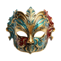 AI generated Carnival mask isolated on transparent background png