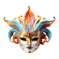 ai generato carnevale maschera isolato su trasparente sfondo png