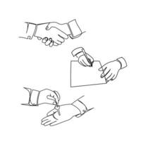 Hands vector illustration