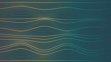 Abstract wavy line connected background in blue. vector