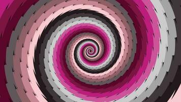 abstarct espiral retorcido punteado redondo vórtice estilo púrpura color antecedentes vector