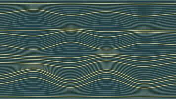 Abstract wavy line connected background in blue. vector