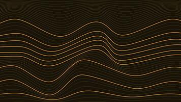 Abstract data flowing wavy line model background. vector