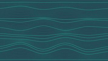 Abstract wavy line connected background in blue. vector