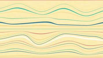 Abstract data flowing wavy line model background. vector