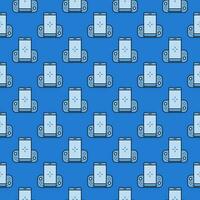 Game Controller for Mobile Phone vector Gamepad for Smartphone colored modern seamless pattern