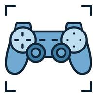 Game Pad vector Video Games Controller colored icon or symbol