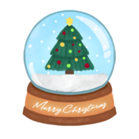 Noël icône élément verre Balle png