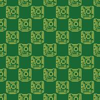 FPV Drone Flight Controller vector concept outline seamless pattern