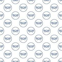 Drone inside Circle vector Quadrotor concept line round seamless pattern