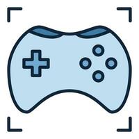 videojuego controlador vector inalámbrico consola joypad de colores icono