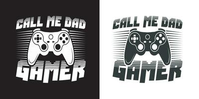 Stylish gaming t shirt and apparel trendy typography t shirt design for game lover. vector