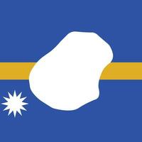 nauru map icon vector