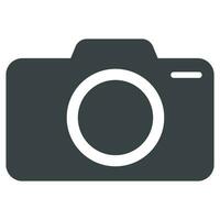 Camera icon isolated on white background. vector