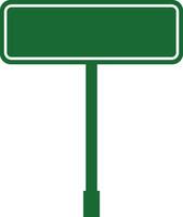road sign icon in flat isolated on Mockup template for a text. Highway traffic blank plate Road sign in realistic style danger blank warning empty signs. vector for apps web