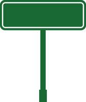 road sign icon in flat isolated on Mockup template for a text. Highway traffic blank plate Road sign in realistic style danger blank warning empty signs. vector for apps web