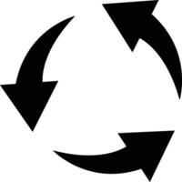 recycle symbol in flat style icons with frame. Isolated on cardboard boxes or packaging of goods such as warning signs logotype vector for apps and website