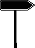 la carretera firmar icono en plano aislado en Bosquejo modelo para un texto. autopista tráfico blanco plato la carretera firmar en realista estilo peligro blanco advertencia vacío señales. vector para aplicaciones web