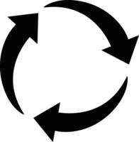 recycle symbol in flat style icons with frame. Isolated on cardboard boxes or packaging of goods such as warning signs logotype vector for apps and website