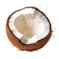 AI generated Coconut No Background Applicable to Any Context Perfect for Print on Demand png