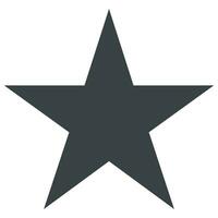 Star icon vector on a white background.