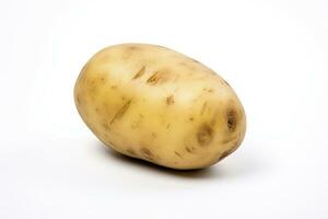 AI generated Potato isolated on white background. AI Generated photo