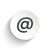 Email icon isolated on white background. vector