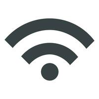 WIFI icon vector isolated on white background