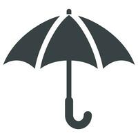 Umbrella flat icon isolated on white background. vector