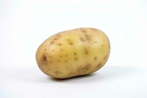 AI generated Potato isolated on white background. AI Generated photo