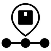Logistic tracking object vector illustration