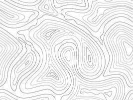 Topographic contour lines map seamless pattern vector