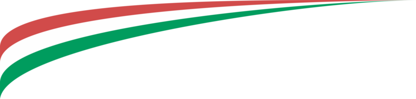 Hungary Flag Ribbon Shape png