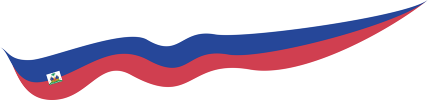 Haiti bandeira fita forma png