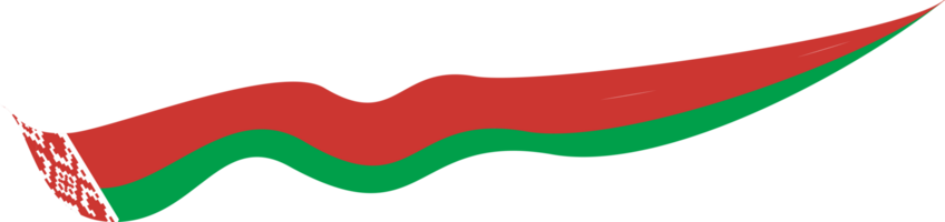 Belarus Flag Ribbon Shape png