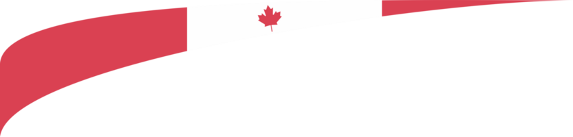 Canadá bandera cinta forma png