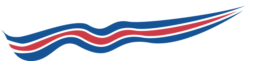 costa rica flagga band form png