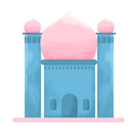 schattige moskee illustratie png