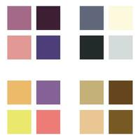 Color palette guide. Color Swatch. vector