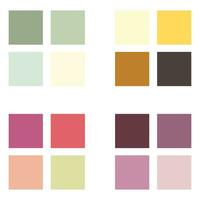 Color palette guide. Color Swatch. vector