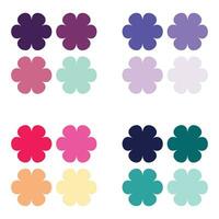Color palette guide. Color Swatch. vector